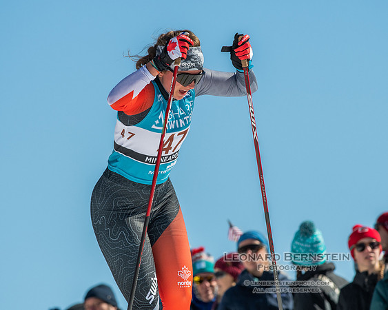 18.02.2024 Minneapolis (USA), Women's 10 km Interval Start Free, Stifel Loppet Cup, COOP FIS World Cup Cross-Country.