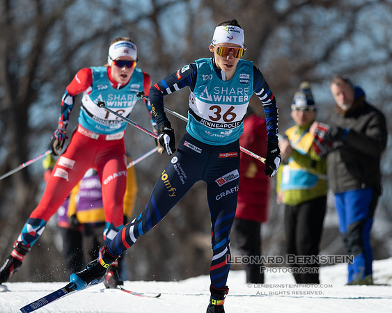 18.02.2024 Minneapolis (USA), Women's 10 km Interval Start Free, Stifel Loppet Cup, COOP FIS World Cup Cross-Country.