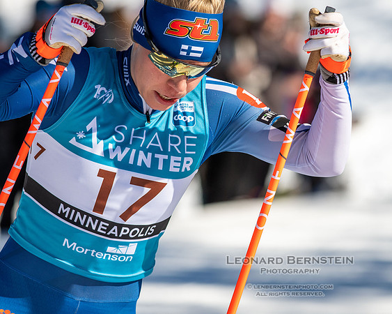 18.02.2024 Minneapolis (USA), Women's 10 km Interval Start Free, Stifel Loppet Cup, COOP FIS World Cup Cross-Country.