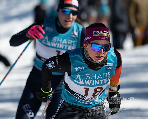 18.02.2024 Minneapolis (USA), Women's 10 km Interval Start Free, Stifel Loppet Cup, COOP FIS World Cup Cross-Country.