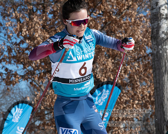 18.02.2024 Minneapolis (USA), Women's 10 km Interval Start Free, Stifel Loppet Cup, COOP FIS World Cup Cross-Country.