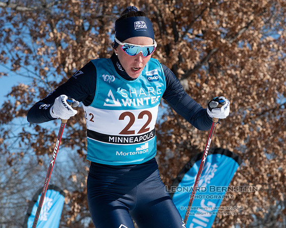 18.02.2024 Minneapolis (USA), Women's 10 km Interval Start Free, Stifel Loppet Cup, COOP FIS World Cup Cross-Country.