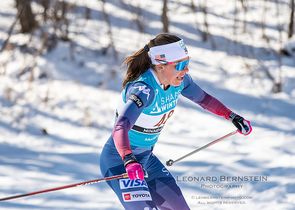 18.02.2024 Minneapolis (USA), Women's 10 km Interval Start Free, Stifel Loppet Cup, COOP FIS World Cup Cross-Country.