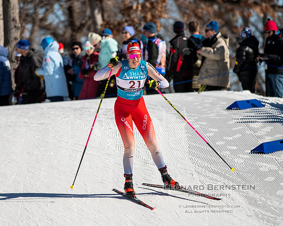18.02.2024 Minneapolis (USA), Women's 10 km Interval Start Free, Stifel Loppet Cup, COOP FIS World Cup Cross-Country.