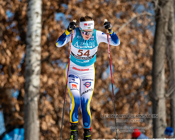 18.02.2024 Minneapolis (USA), Women's 10 km Interval Start Free, Stifel Loppet Cup, COOP FIS World Cup Cross-Country.