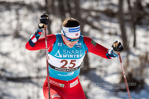 18.02.2024 Minneapolis (USA), Women's 10 km Interval Start Free, Stifel Loppet Cup, COOP FIS World Cup Cross-Country.