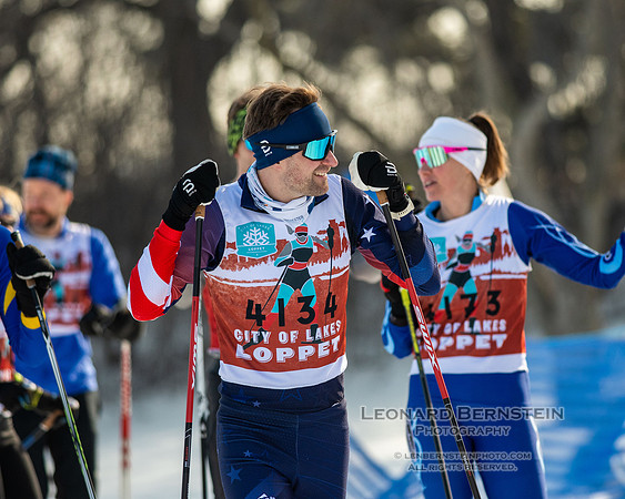 City of Lakes Loppet Winter Festival (COLL), Theodore Wirth Park, Minneapolis, MN. 4 February 2024.