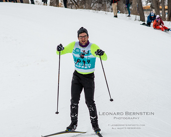 City of Lakes Loppet Winter Festival (COLL), Theodore Wirth Park, Minneapolis, MN. 6 February  2022.