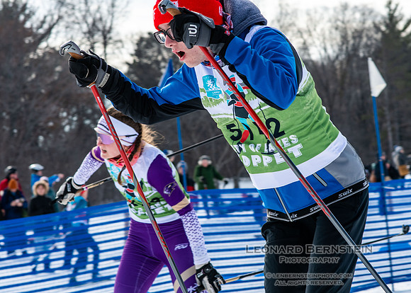 City of Lakes Loppet Winter Festival (COLL), Theodore Wirth Park, Minneapolis, MN. 5 February 2023.