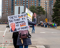 No Kings Rally - St. Louis Park, Minnesota. March 28, 2026.