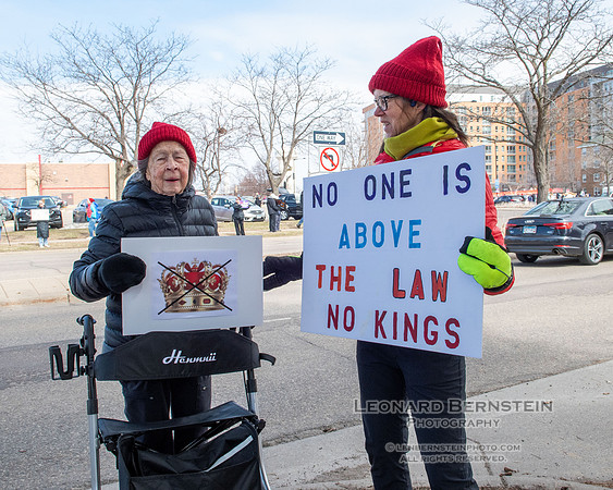 No Kings Rally - St. Louis Park, Minnesota. March 28, 2026.