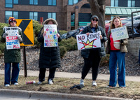 No Kings Rally - St. Louis Park, Minnesota. March 28, 2026.