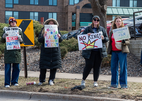 No Kings Rally - St. Louis Park, Minnesota. March 28, 2026.