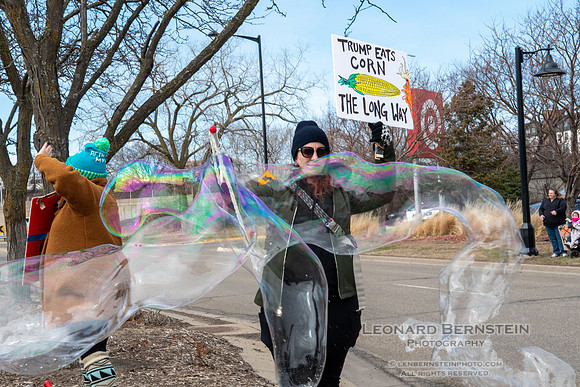No Kings Rally - St. Louis Park, Minnesota. March 28, 2026.