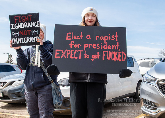No Kings Rally - St. Louis Park, Minnesota. March 28, 2026.