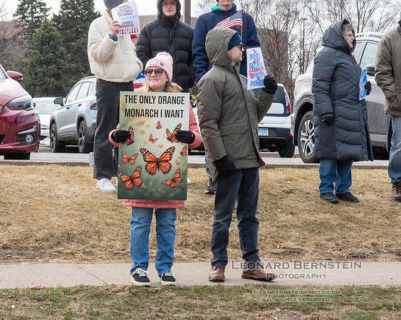 No Kings Rally - St. Louis Park, Minnesota. March 28, 2026.
