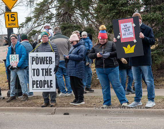 No Kings Rally - St. Louis Park, Minnesota. March 28, 2026.