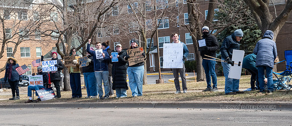 No Kings Rally - St. Louis Park, Minnesota. March 28, 2026.