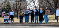No Kings Rally - St. Louis Park, Minnesota. March 28, 2026.
