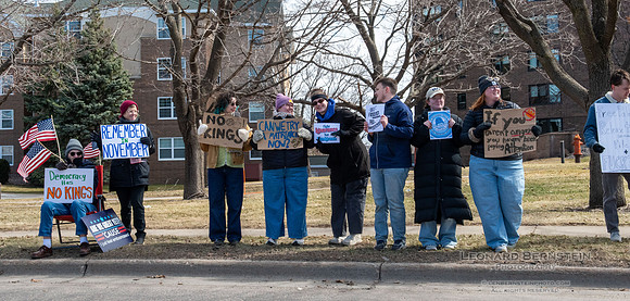 No Kings Rally - St. Louis Park, Minnesota. March 28, 2026.