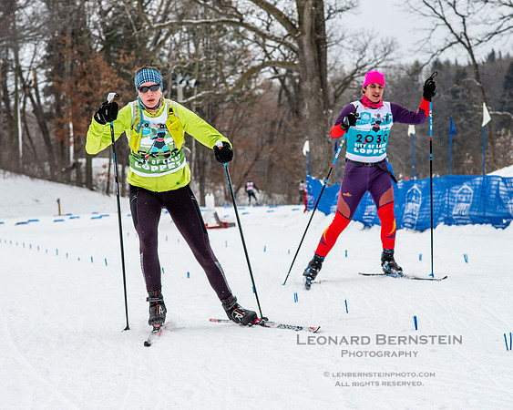 City of Lakes Loppet Winter Festival (COLL), Theodore Wirth Park, Minneapolis, MN. 6 February  2022.
