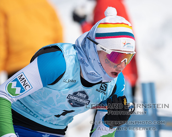 Junior Nationals Classic Races, Theodore Wirth Park, Minneapolis, MN. 11 March 2022.