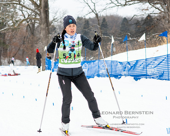 City of Lakes Loppet Winter Festival (COLL), Theodore Wirth Park, Minneapolis, MN. 6 February  2022.