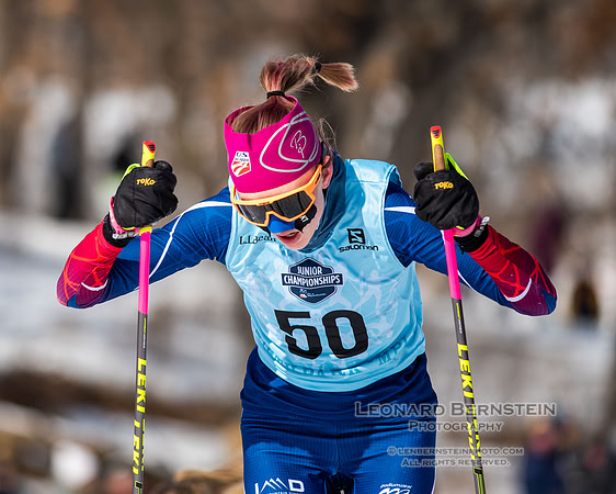 Junior Nationals Classic Races, Theodore Wirth Park, Minneapolis, MN. 11 March 2022.