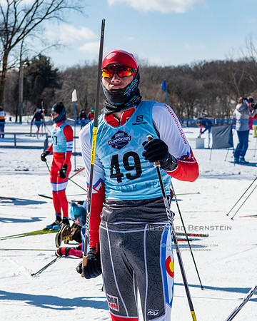 Junior Nationals Classic Races, Theodore Wirth Park, Minneapolis, MN. 11 March 2022.