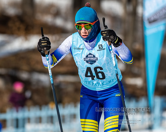 Junior Nationals Classic Races, Theodore Wirth Park, Minneapolis, MN. 11 March 2022.