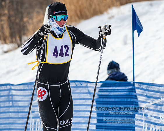 MSHSL State Section 2 Nordic Ski Championships, Theodore Wirth Park, Minneapolis, MN. 7 February  2022.