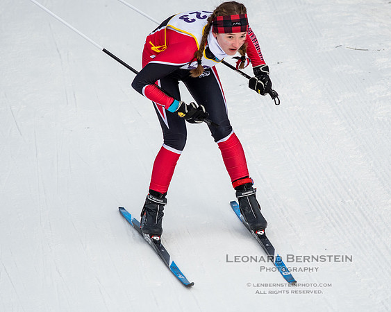 MSHSL State Section 2 Nordic Ski Championships, Theodore Wirth Park, Minneapolis, MN. 7 February  2022.