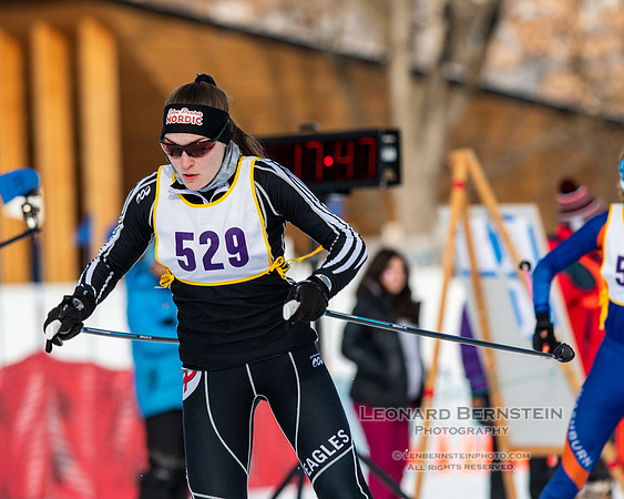 MSHSL State Section 2 Nordic Ski Championships, Theodore Wirth Park, Minneapolis, MN. 7 February  2022.
