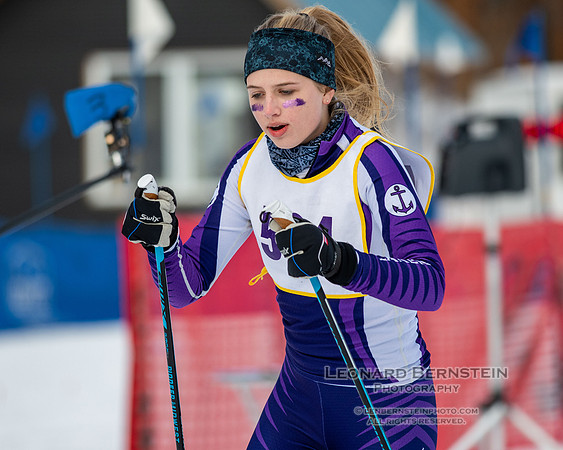 MSHSL State Section 2 Nordic Ski Championships, Theodore Wirth Park, Minneapolis, MN. 7 February  2022.
