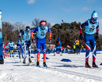Junior Nationals Classic Races, Theodore Wirth Park, Minneapolis, MN. 11 March 2022.