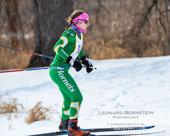MSHSL State Section 2 Nordic Ski Championships, Theodore Wirth Park, Minneapolis, MN. 7 February  2022.