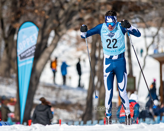 Junior Nationals Classic Races, Theodore Wirth Park, Minneapolis, MN. 11 March 2022.