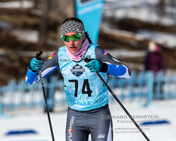 Junior Nationals Classic Races, Theodore Wirth Park, Minneapolis, MN. 11 March 2022.