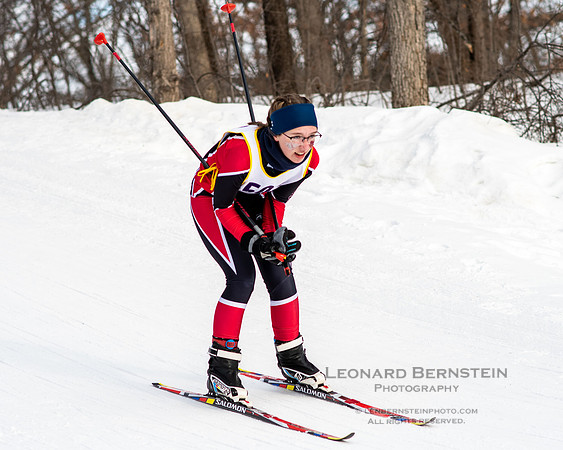 MSHSL State Section 2 Nordic Ski Championships, Theodore Wirth Park, Minneapolis, MN. 7 February  2022.