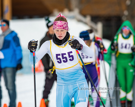 MSHSL State Section 2 Nordic Ski Championships, Theodore Wirth Park, Minneapolis, MN. 7 February  2022.