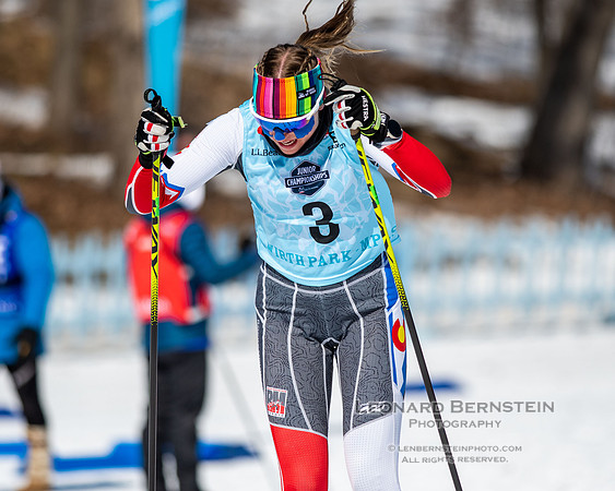 Junior Nationals Classic Races, Theodore Wirth Park, Minneapolis, MN. 11 March 2022.