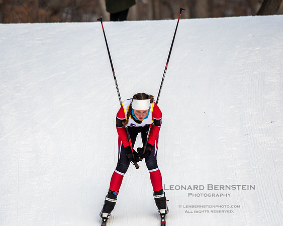MSHSL State Section 2 Nordic Ski Championships, Theodore Wirth Park, Minneapolis, MN. 7 February  2022.