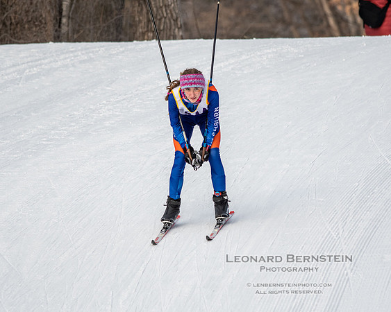MSHSL State Section 2 Nordic Ski Championships, Theodore Wirth Park, Minneapolis, MN. 7 February  2022.