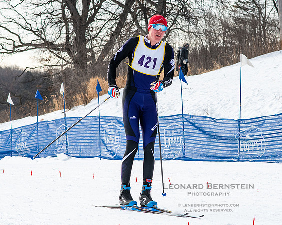 MSHSL State Section 2 Nordic Ski Championships, Theodore Wirth Park, Minneapolis, MN. 7 February  2022.