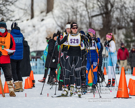 MSHSL State Section 2 Nordic Ski Championships, Theodore Wirth Park, Minneapolis, MN. 7 February  2022.