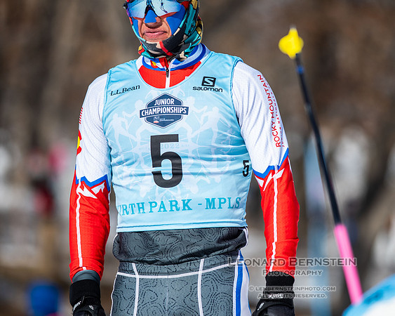 Junior Nationals Classic Races, Theodore Wirth Park, Minneapolis, MN. 11 March 2022.