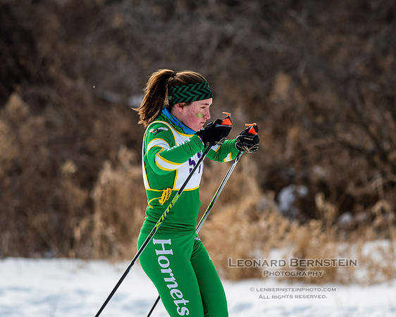 MSHSL State Section 2 Nordic Ski Championships, Theodore Wirth Park, Minneapolis, MN. 7 February  2022.