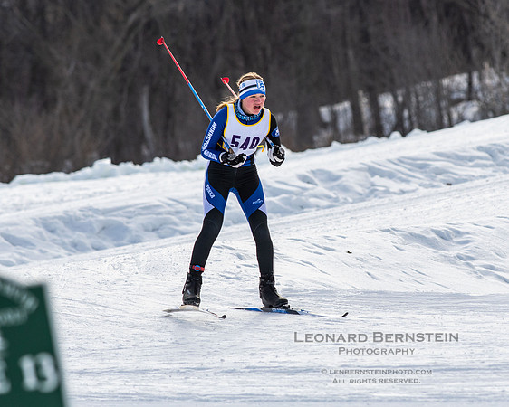 MSHSL State Section 2 Nordic Ski Championships, Theodore Wirth Park, Minneapolis, MN. 7 February  2022.