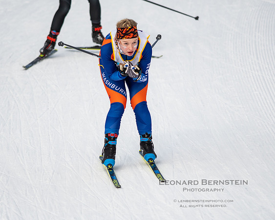 MSHSL State Section 2 Nordic Ski Championships, Theodore Wirth Park, Minneapolis, MN. 7 February  2022.