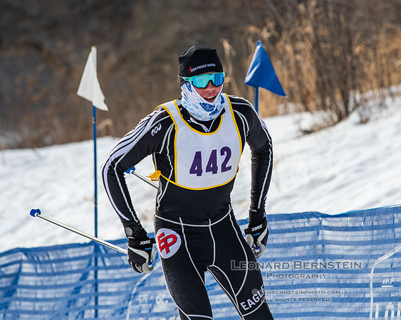 MSHSL State Section 2 Nordic Ski Championships, Theodore Wirth Park, Minneapolis, MN. 7 February  2022.